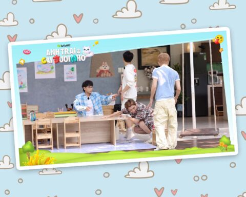 anh trai và cái đuôi nhỏ lên sóng